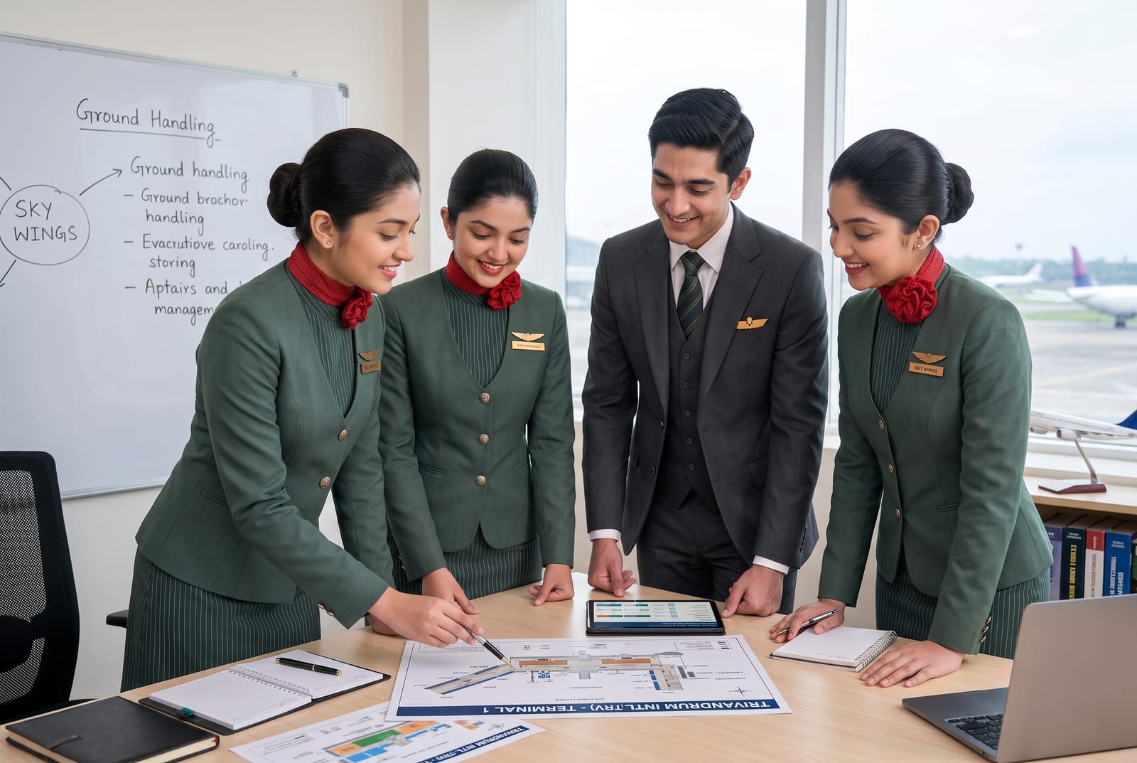 SkyWings Academy aviation course Kochi